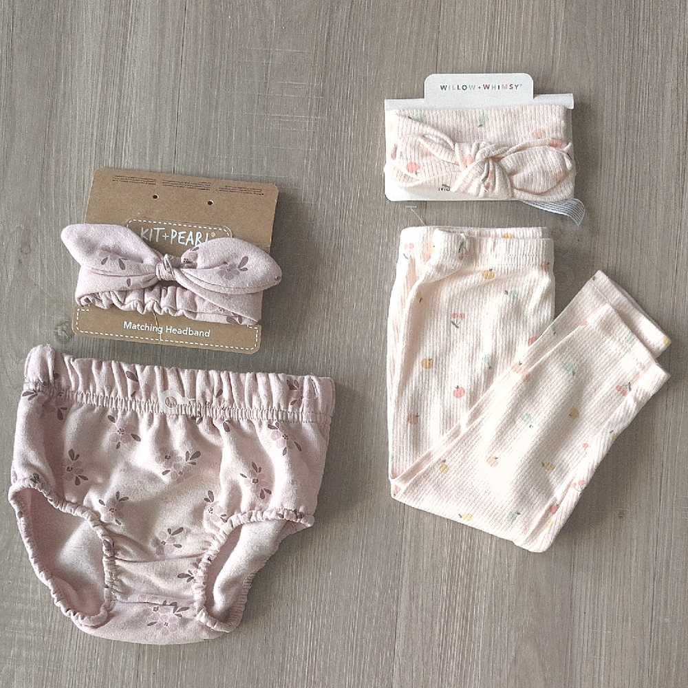 Pearl Pink Diaper Covers Accessories